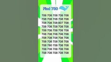 Check observation skill 66: only 7% people can find the number in 5 sec #shorts #spotthedifference