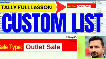 How to Add Custom Sale Type in Tally Prime | TDL Tutorial for Beginners |  Dropdown TDL Premium Look