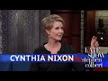 Cynthia Nixon Isn't Just Running To Make A Point