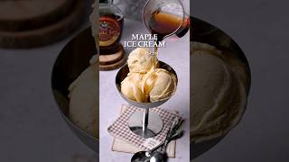 Homemade Maple Ice Cream youtubeshorts mapleicecream maplesyrup