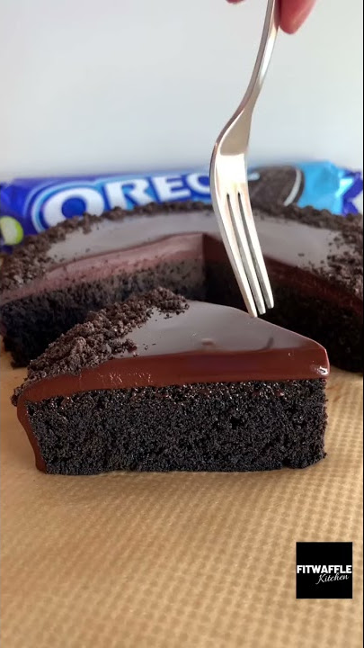 3-Ingredient Oreo Cake! tutorial #Shorts