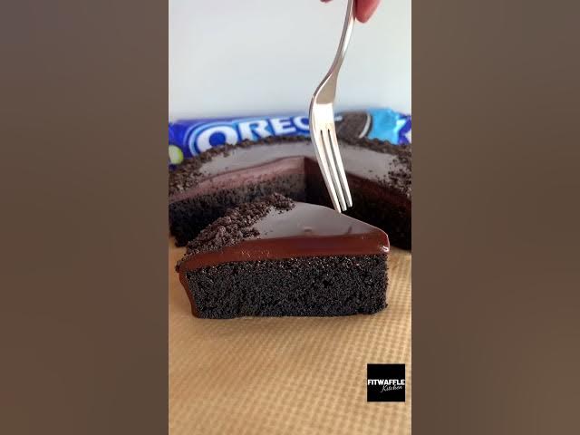 3-Ingredient Oreo Cake! tutorial #Shorts