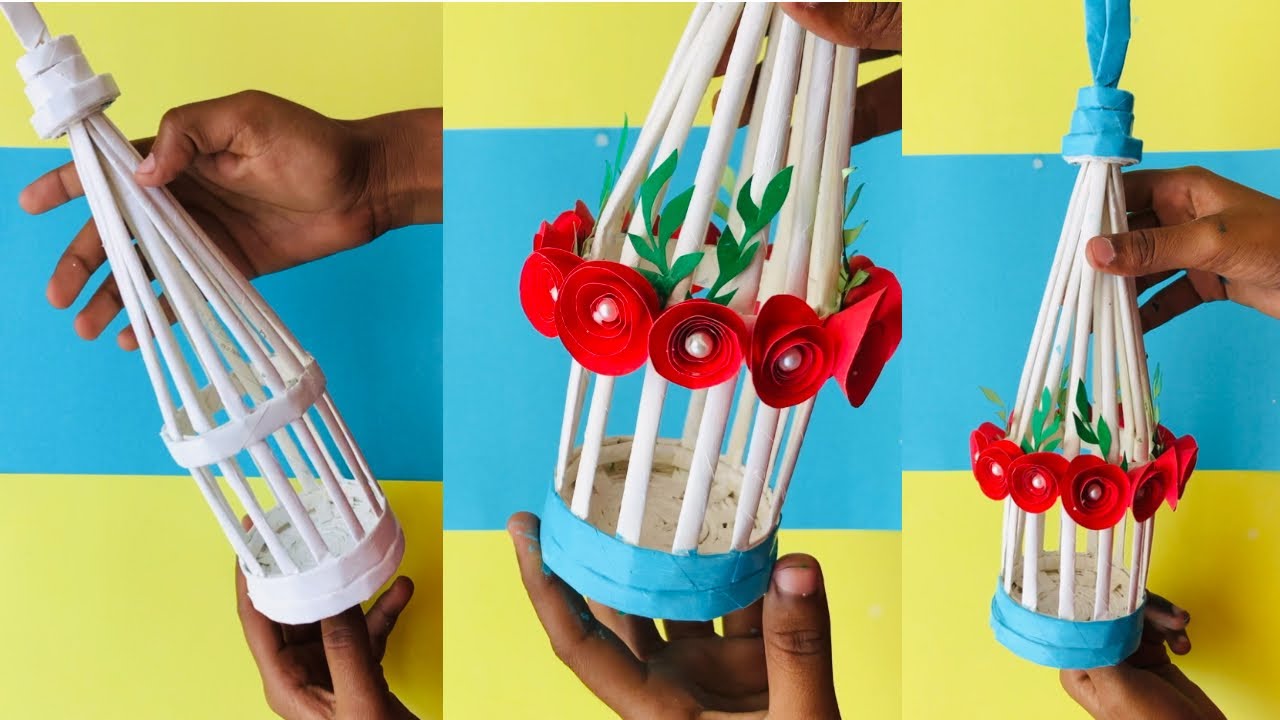 How to make a paper cagecraftdiyideas craftideas diycrafts YouTube