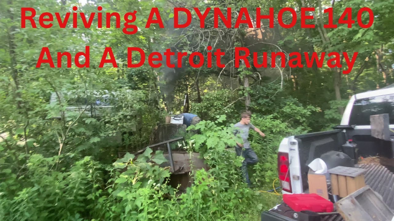 Reviving A Dynahoe 140 With A 353 Detroit, But It Tried To Run Away Instead YouTube