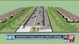 Residents speak out against a proposed toll road in Pasco County
