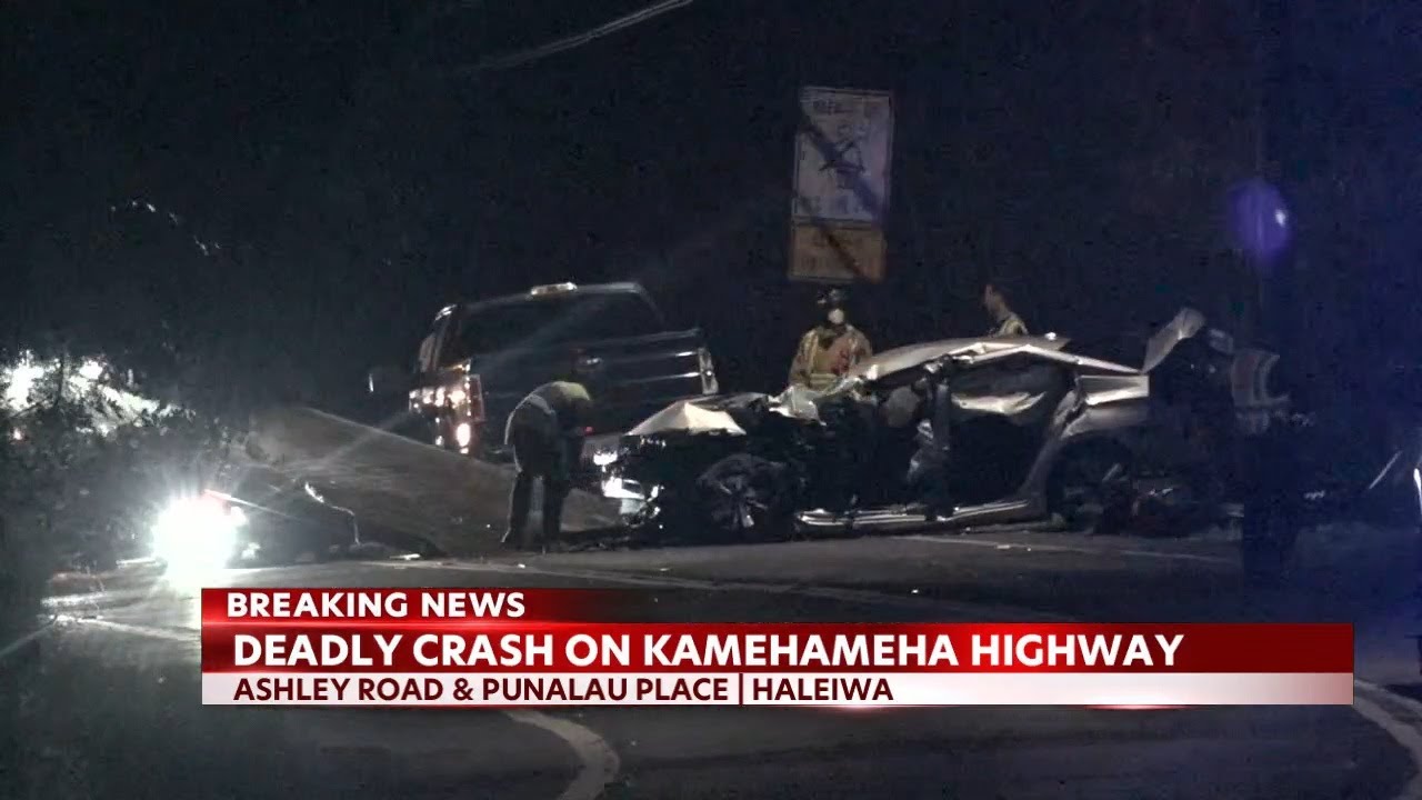 1 killed, 2 injured in head-on crash on Kamehameha Highway on Oahu’s ...