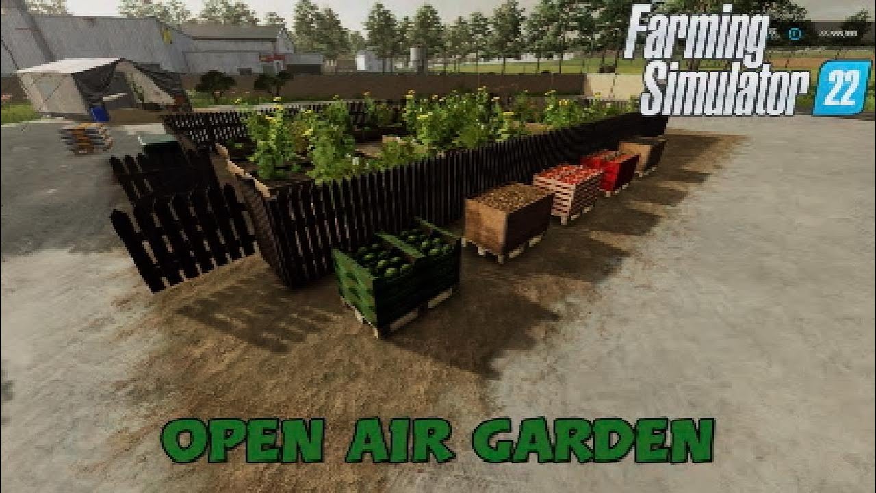FS22  New Mod (console): Open Air Garden | Mods in the spot(light)s #90
