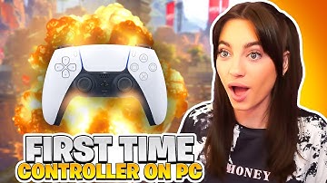 First Time Trying CONTROLLER On PC | Apex Legends
