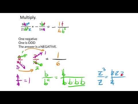 Multiplying and Dividing Signed Fractions (MATH 920 Unit 5 Lesson 2 ...