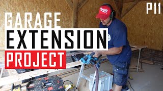 Green Oak Garage Extension, Part 11: Soffit & Fascia Installation