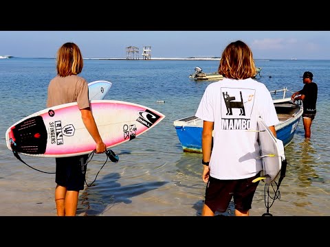 Slice of heaven. Surfing perfect waves at Lakey Peak