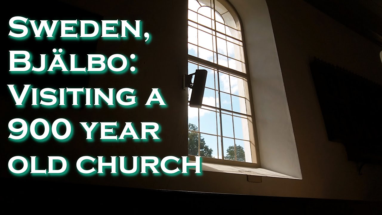 Sweden, Bjälbo: Visiting a church built 900 years ago