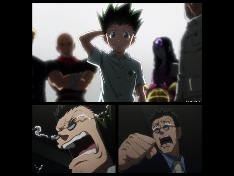 Gon is healed Leorio hugs gon / hxh english dub