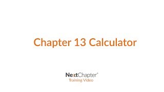 Training: Chapter 13 Calculator