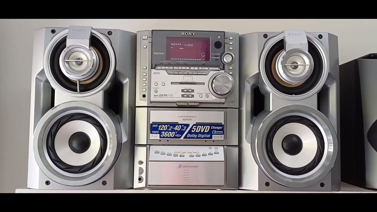 Sony Mini Hi-fi MHC-ZX70 Bass Song Test - YouTube
