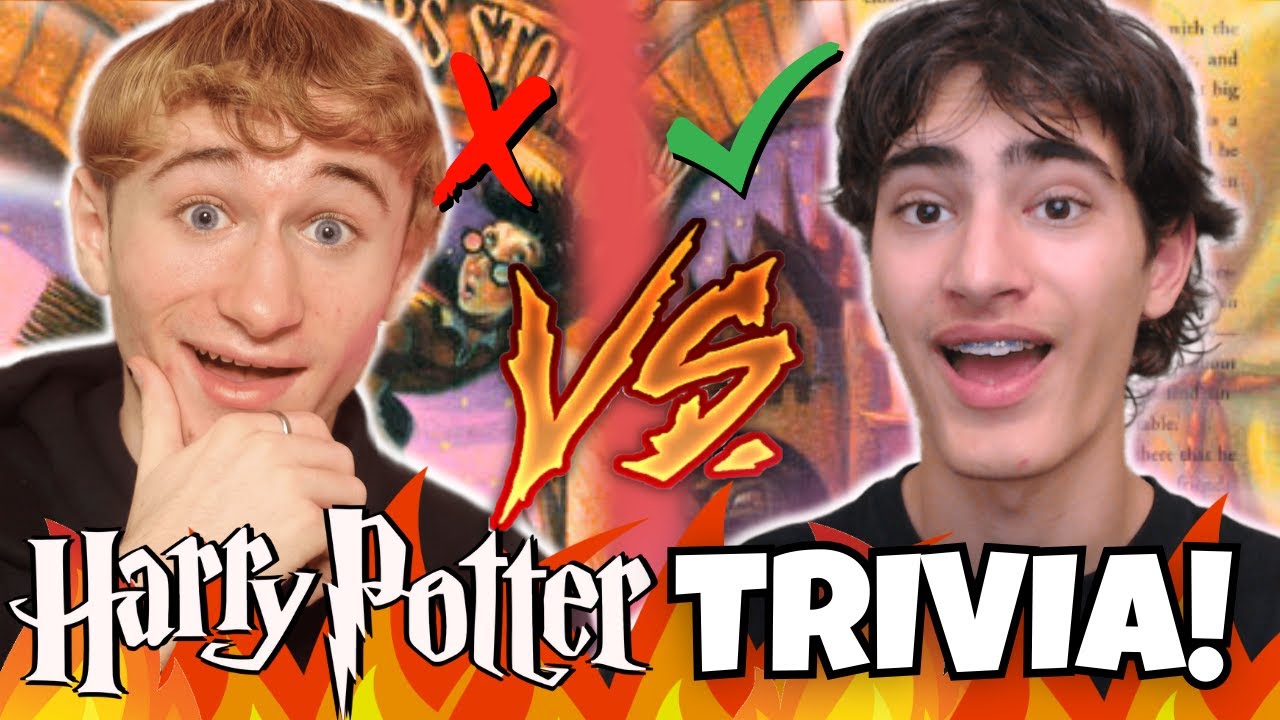 HARRY POTTER TRIVIA Showdown!! ⚡ Who has more Harry Potter Knowledge?!