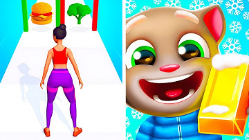 Twerk Race 3D VS Cat Runner - SpeedRun Gameplay Walkthrough (Android,iOS) NEW UPDATE Ep 517