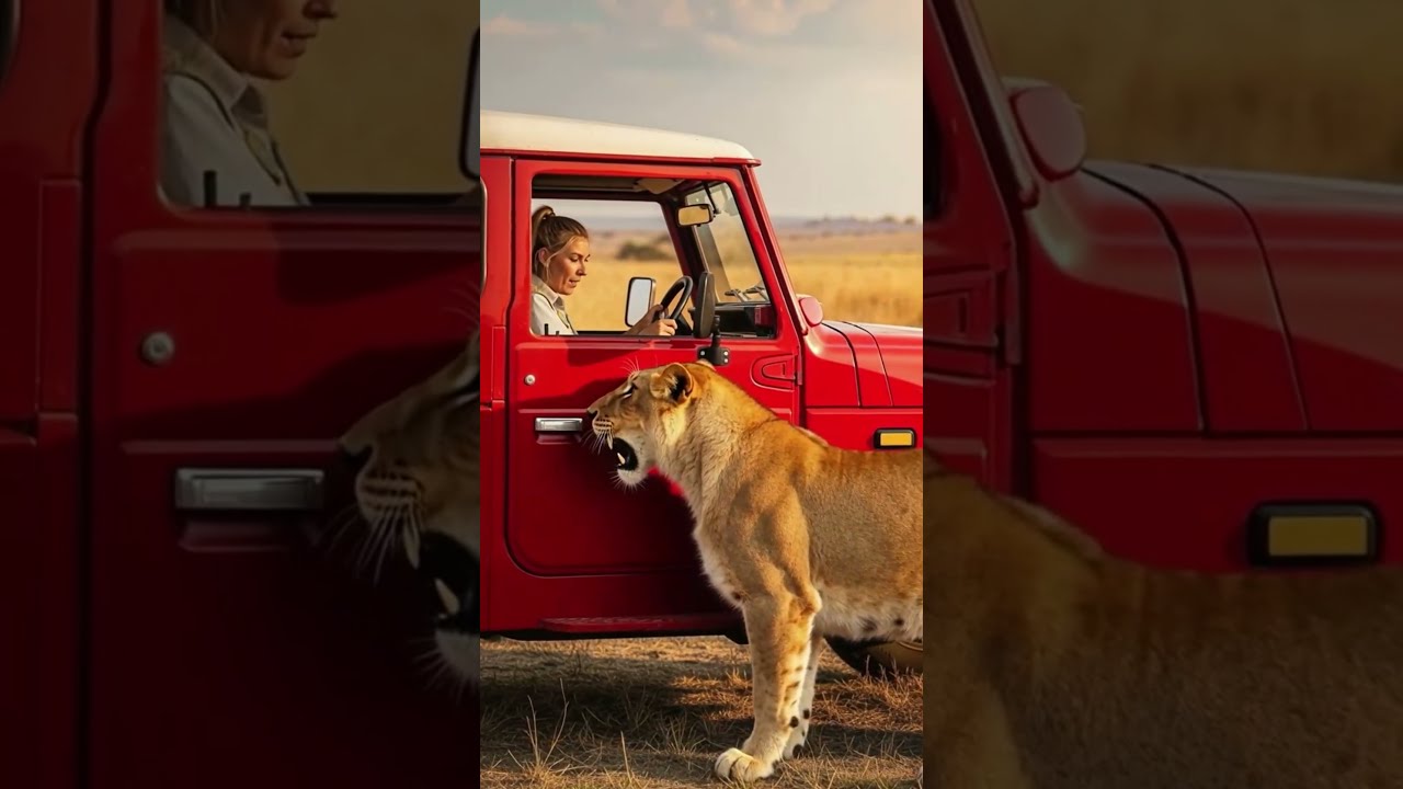 Mother Lion Saves It S Cub With Help Of Ranger Animals Rescue Wildanimals Wildlife
