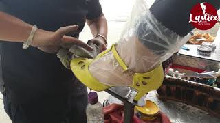 Yellow High Heels In Land Of Viceroys -Ladies Shoes Shine Shoes