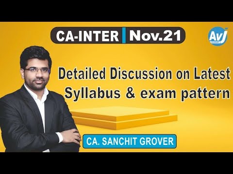 CA Intermediate Latest Syllabus and Exam pattern| Detailed Discussion