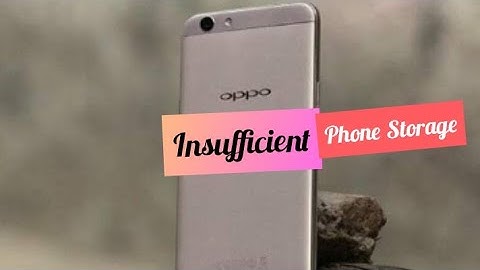 Insufficient Phone Storage Clear Dan Leh Clean Dan