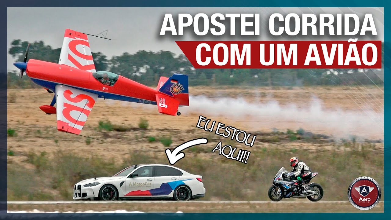 Quem ganha essa corrida entre AVIÃO, CARRO E MOTO? Veja como foi a Portugal Air Summit
