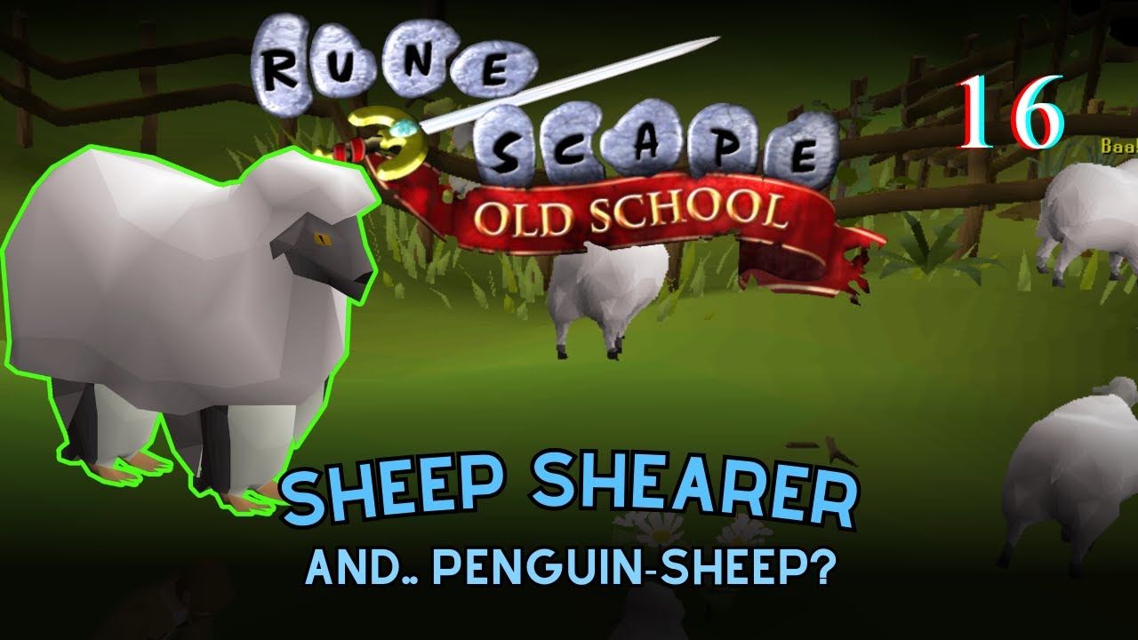 Old School RuneScape Quest Sheep Shearer HARDCORE Ironman Ep 16