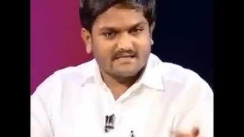 In channel aajtak hardik patel say about politician of kurmi (patel)