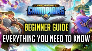 Everything You Need to Know!  Beginner's Guide! - [DHC] Dungeon Hunter Champions screenshot 2