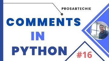 Python Comments (single-line comment, multi-line comment, block comment)