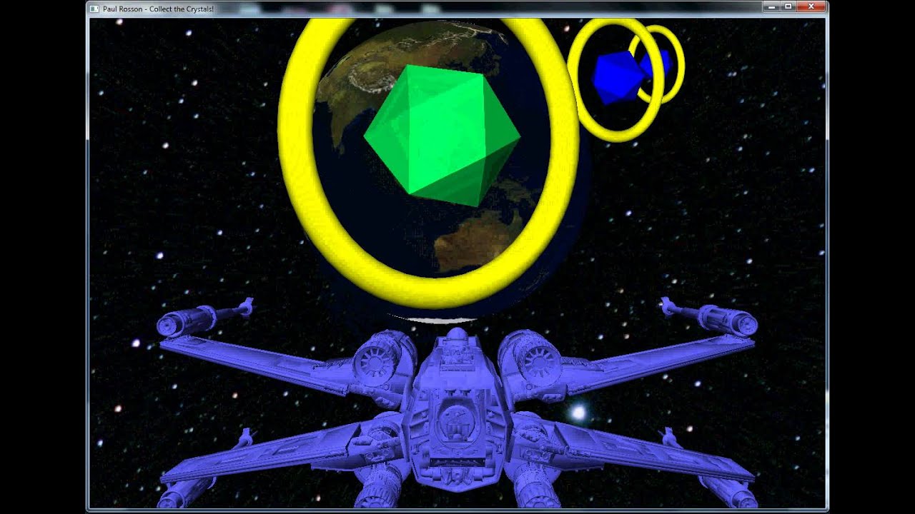 3D OpenGL Space Game - YouTube