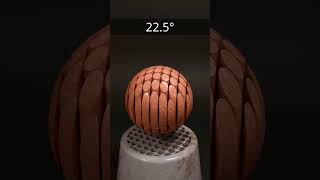 Perfect Fit Marble Ball Physics Simulation #3d #blender #asmr #satisfying