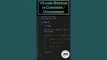 Visual studio shortcut to comment/uncomment #shorts #computer