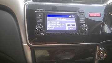 How to Delete Bluetooth Device on Honda City