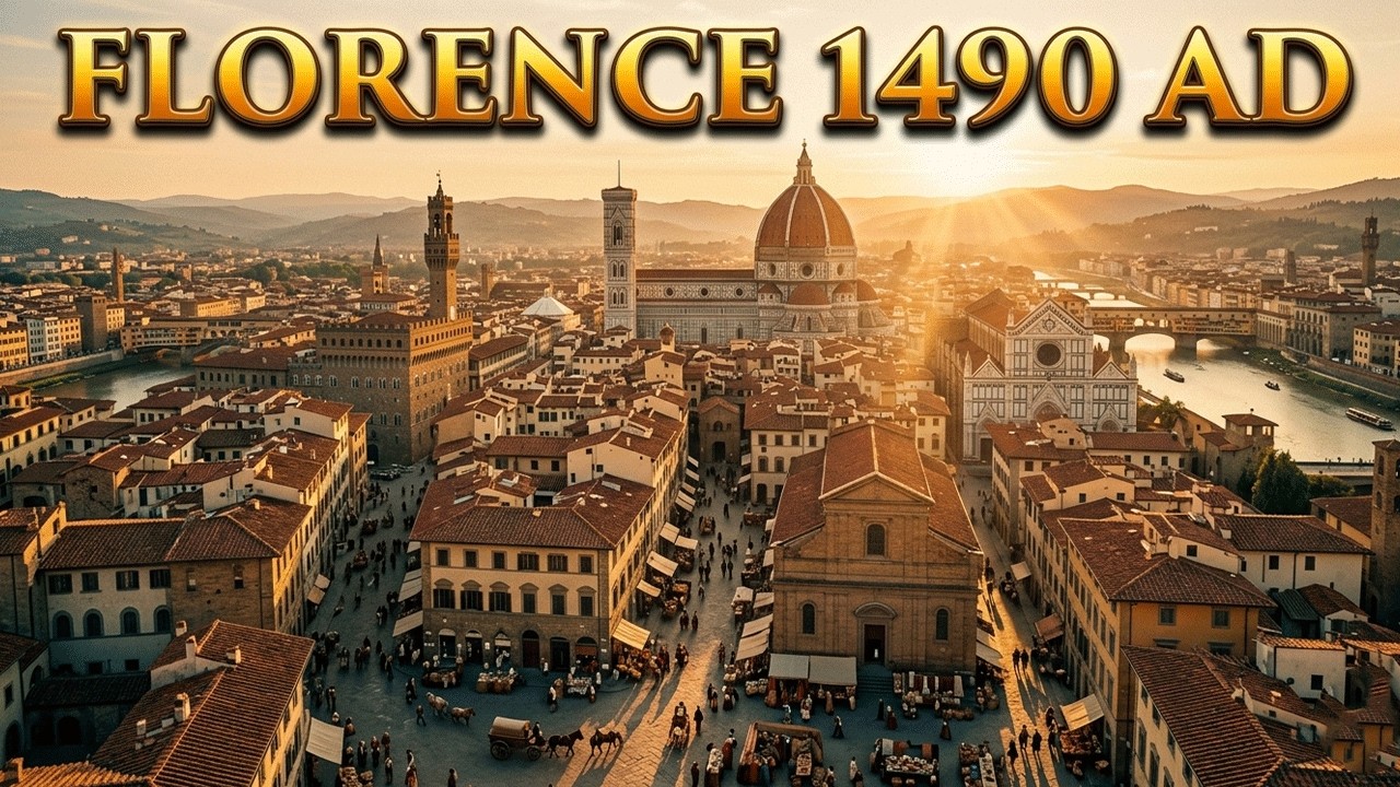 Florence 1490 AD – Birthplace of Renaissance art and architecture (AI ...