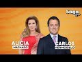 Miguel Ángel Mancera, Carlos Hermosillo y Alicia Machado en #SagaLive