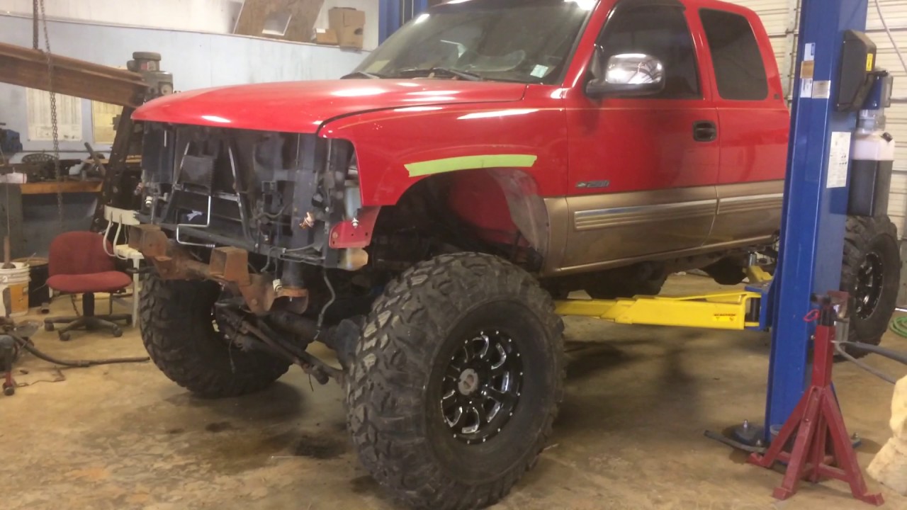 Silverado Superduty axle swap pt. 2 YouTube