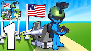 Fight For America: Defense War - Gameplay Walkthrough Part 1 Stop the invasion (Android,iOS)