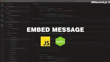 Embed Message || #discordjs