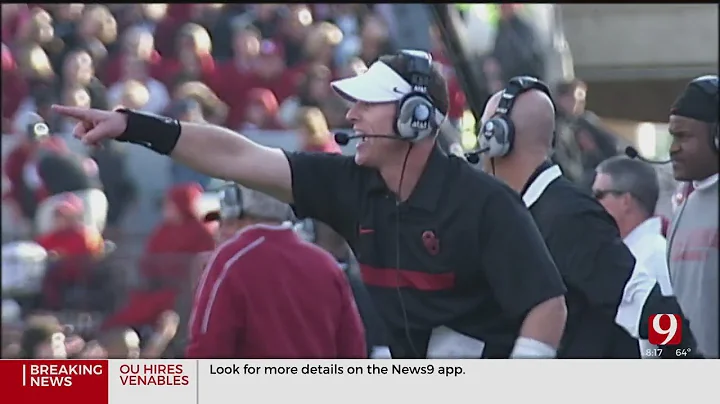 News 9 Sports Director Dean Blevins Discusses New Oklahoma Coach Brent Venables