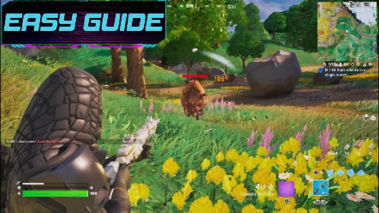 Hunt Wildlife in a single match Fortnite Weekly Quests YouTube