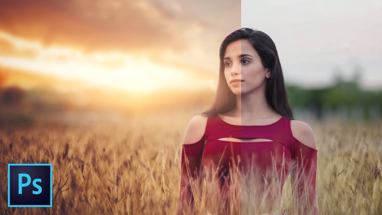 How To Replace SKY & Fantasy Color Editing & Color Correction | Photoshop CC 2017 Tutorial