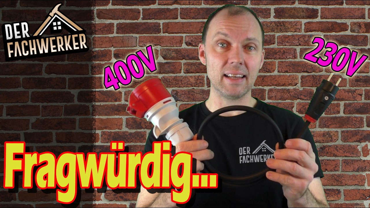 Wie funktioniert ein 230V auf 400V Adapter?? - YouTube