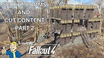 Fallout 4 Secret Rooms & Cut Content Part 2 Mod Review
