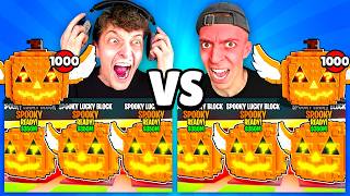 3000€ SPOOKY LUCKY BLOCK OPENING BATTLE! 🎃 (Steal a Brainrot)