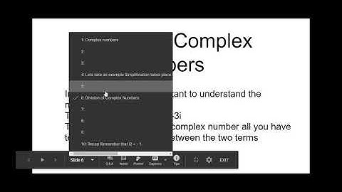 Multiplication and division of complex numbers - Google Slides
