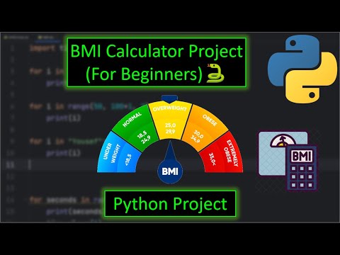 Python BMI Calculator Project (For Beginners)🐍