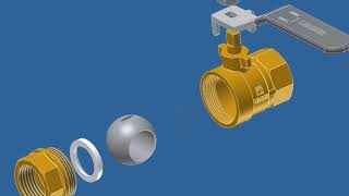 How to assemble a Leader Brass Ball Valve