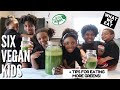 What Our 6 VEGAN Kids Eat In A Day For Lunch | Kale Wraps, Kale Soup, Green Juice