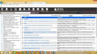 Jutastat advanced search